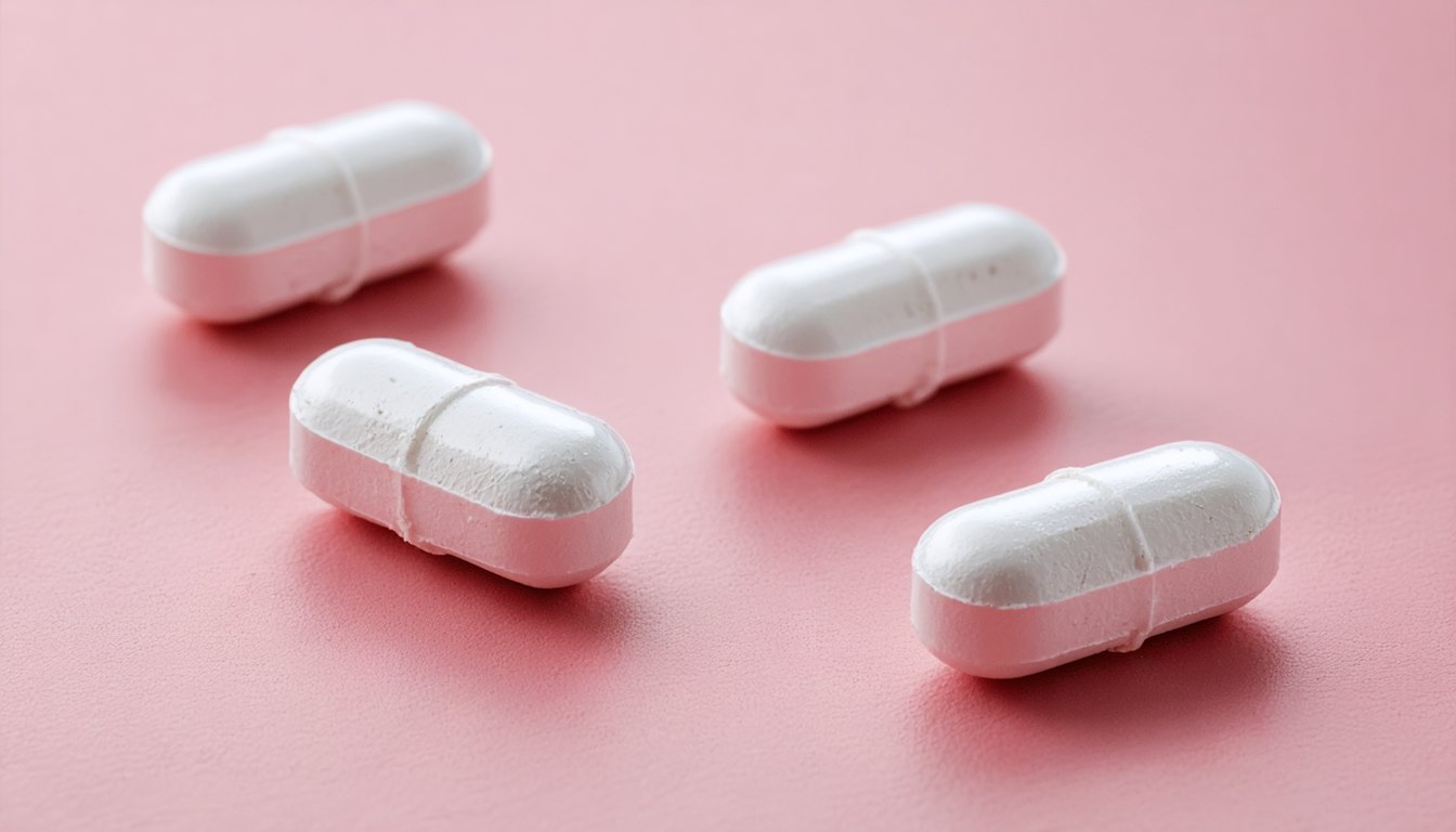 Man reviewing a confidential self-check questionnaire about ED pills on a tablet, sitting in a modern clinic setting